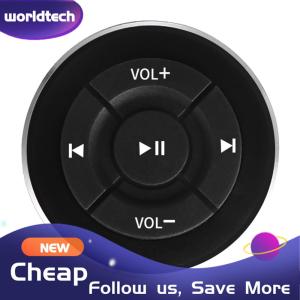 Wireless Bluetooth Steering Wheel Remote for Car Media Control Compatible with iOS Android Smartphones
