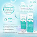 Sữa Rửa Mặt Wash Face Minta 100ml Sạch Sâu Trắng Sáng Dưỡng Da. 