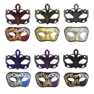 Couple Masquerade Mask for Men Women Halloween Wedding Half Face Masquerade Costume Mask Masquerade Costume Accessory