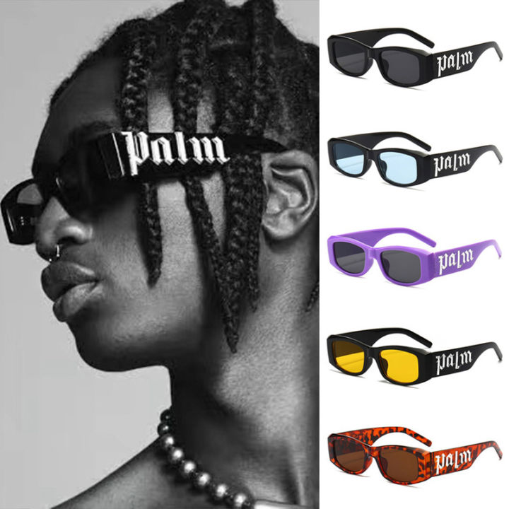 Letter Sunglasses Men Women Punk Hip-hop Street Shooting Sunglasses Fashion  Wear