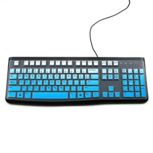 Keyboard Cover for K120 MK120 Corded Keyboard Silicone Keyboard Protectors Skin Ergonomic Keyboard Protective
