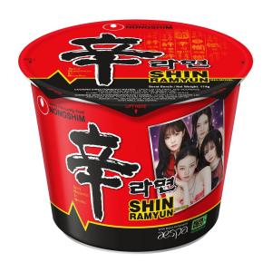 Nongshim Spicy Mushroom Shin Ramyun Big Bowl (Limited Edition aespa)