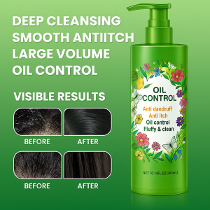 Deep Cleansing AntiDandruff AntiItch Smooth Dry Frizz Repairing Shampoo