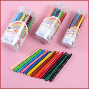Pigment Set Triangle Crayon Safe and Environmentally Friendly Color Training Non-sticky Multifunction