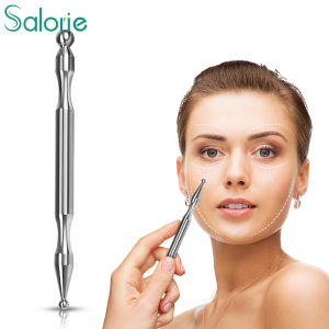 Salorie Stainless Steel Manual Acupuncture Pen Trigger Point Massager Deep Tissue Massage Tool For Body Meridian Pain Relief Face Beauty