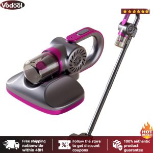 [Vodool Tool Outlet] 85000Pa Cordless Dust Mite Removal with UVC Light Portable Mopping Machine USB Rechargeable Smart Vacuum Cleaner for Bed Cleaning