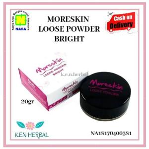 Moreskin Loose Powder - Bright Nasa - 2 Warna - Moreskin Brighthening Nasa - Moreskin Bedak Tabur - Ken Herbal