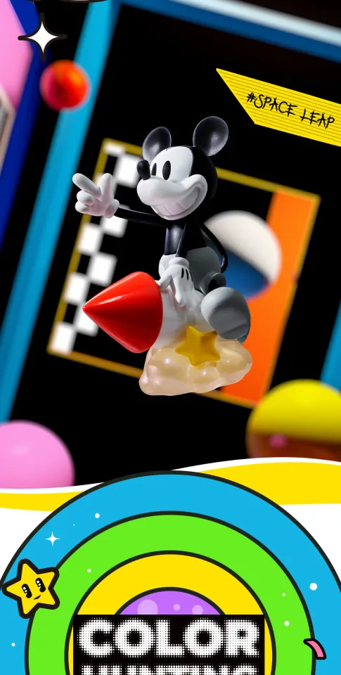 52TOYS DISNEY Mickey Mouse Color Series Blind Box Figure Toy