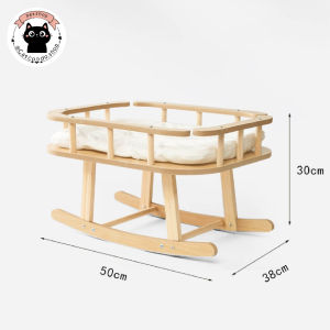 ❤️ม้าโยก ที่นอนแมว เปลแมว ที่นอนสัตว์เลี้ยง ที่นอนไม้❤️