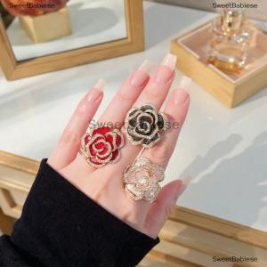 [COD] SweetBabiese 1PCS cao cấp tinh tế nhựa Rhinestone pháp Trâm phụ nữ thanh lịch hoa trà Trâm cho bữa tiệc hàng ngày mặc phù hợp với pin phụ kiện