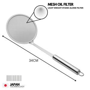 Stainless Steel Oil Pot Filter Oil Can Oil Storage Grease Keeper Grease Strainer Container Pot Oil Bottle Oil Tank