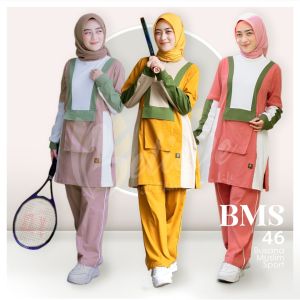 Setelan Baju Olahraga Wanita Believe BMS 46