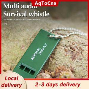 [COD] AqToCna Ship within 24 hours Portable Outdoor High Decibel Survival Whistle Multiple Audio Whistle Camping Emergency Hiking Accessories Tactical EDC Tools
