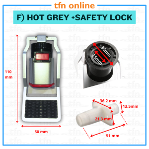 (MALE & FEMALE) Push Type Plastic Water Tap Replacement for water dispenser Faucet Tap Parts DGUF-93WC FT522 FYT558