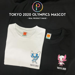 [Adult/Kid] Tokyo 2020 Olympics Mascot T-shirt Baju Sport Paralympics Badminton Swimming Olimpik Football Netball (Optional Custom Name Nama)