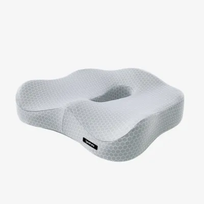 Spinalmate CoolTech Ergonomic Spine Support Combo Cushion – Chiropractic Memory Foam Back & Seat Cushion for Office Chair Car Home – Lumbar Waist Coccyx Tailbone Pain Relief Posture Correction Orthopedic Pillow Set