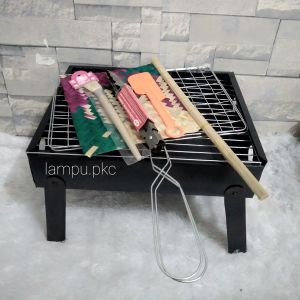 Bakaran Sate Set Panggangan Jepit Kipas Capitan Kuas Spatula Terlengkap dan Termurah