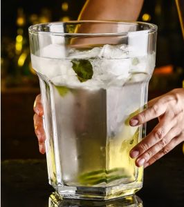 แก้วทรงแปดเหลี่ยมสร้างสรรค์ ปราศจากสารตะกั่ว500ml.880ml. ใส่เบียร์ ใส่น้ำดื่ม ✅สินค้าพร้อมส่ง