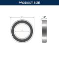R16-2RS Deep Groove Ball Bearings, ID 1" x OD 2" x Width 1/2" Double Rubber Sealed Ball Bearing Pre-Lubricated Chrome Steel Z2 Lever 10pcs. 