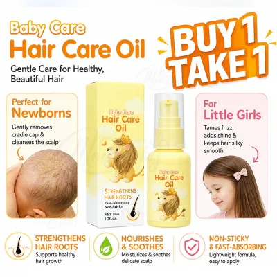 Baby Hair Care Oil Deeply Nourish Dry & Frizzy Baby Hair Replenish Scalp Missing Moisture Improve Rough Brittle Hair Texture Natural Nourishing Dry Hair Care Oil