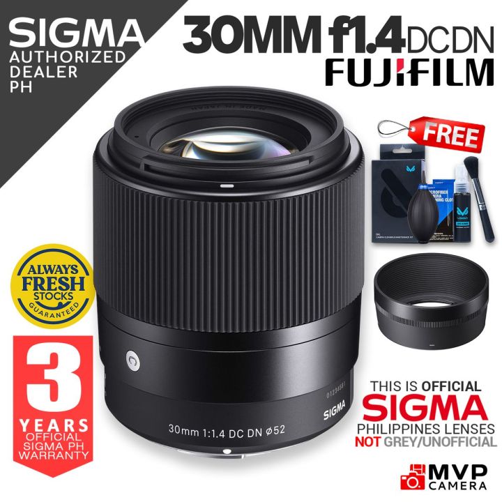 [OFFICIAL 3YR] SIGMA 30mm f1.4 DC DN AF Contemporary for FUJI Fujifilm