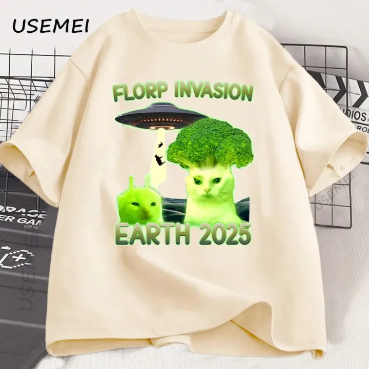 Funny%20Alien%20Brainrot%20Cat%20T-Shirt%20Broccoli%20Cat%20Printed%20Tshirt%20Cotton%20Short%20Sleeve%20Round%20Neck%20T%20Shirt%20Men's%20Clothes%20Streetwear%20-%20Image%202
