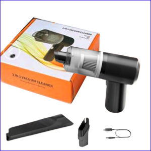 Máy hút bụi cầm tay mini hút bụi ô tô xe hơi giường đệm sạc cổng tiếp nối USB tiện nghi nhỏ gọn - XR-2304