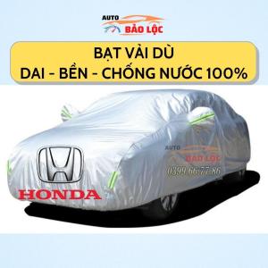 Bạt Phủ Ô Tô Vải Dù Honda CRV Brio City HRV Accord Civic Jazz chống nóng chống nước tuyệt đối có phản quang