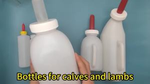 Vertical Type Plastic Cow Calf Milking Bottle Drinker Feeding Tank Portable Nursery Weaner Cow Ranch Tools Supplies