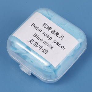 Portable Soap Paper Bath Hand Washing Disposable Soap Slice Mini Flower Travel Scented Petal Handwashing Soap