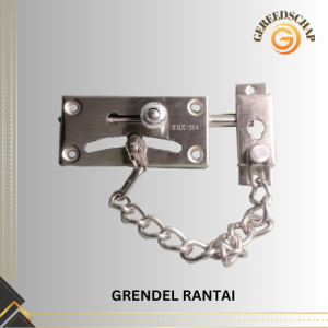 Grendel Ketua Logam untuk Slot Pintu 4 Inci - Tahan Lama dan Aman