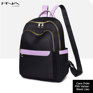 Peonia PNA NEORA Water Resistant Ransel  Tas Wanita Punggung  Kantor Kerja Sekolah Kuliah Outdoor Trendy Fashion Style Travel Casual Backpack Anak Remaja Perempuan Selempang Cewek Bag