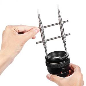 【Local Warehouse】Camera Lens Openning Repairing Tool Kit 10-100mm Lens Repair Set with 3 Tips 6 Screws 2 Hexagon Wrench for DSLR Camera Camera-Lens-Wrench