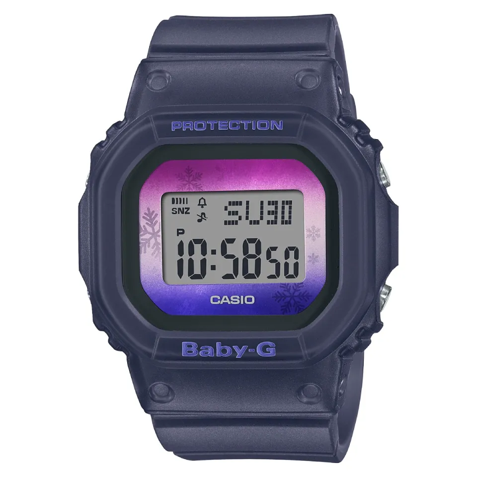 Casio electro luminescence purple best sale