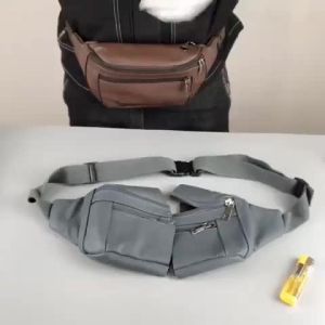 FC100% real cowhide belt bag mens and womens casual sling bag chest bags