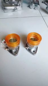 MANIPOL MANIFOLD INTAKE TEFLON KLX PE PWK 24 26 28 30 32 34 ANTI JEBOL Suku Cadang Motor Pe 24-34 Variasi Klem Manifold Motor - Lazada