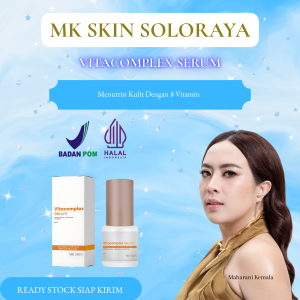 MK SKIN - Vitacomplex Serum - Menutrisi Kulit Dengan 8 Vitamin Complex
