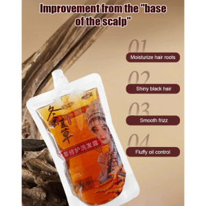 【Visible Oil Reduction】Cordyceps Sinensis Hair Shampoo Anti-Greasy Hair Care / Natural Hair/