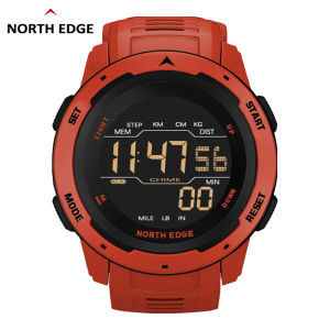 NORTH EDGE MARS swimming watch Đồng hồ dành cho nam Đồng hồ thể thao kỹ thuật số ngoài trời 50M chống nước chính hãng