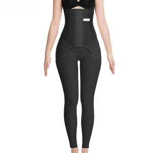 Women Postpartum Body Shaper For Thigh Liposuction Surgery High Waist Double Compression Abdomen Shaping Pants Medical Garment