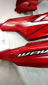 ชุดสีเวฟ125i บังลม เนื้อสีแดงแก้วเงาฉ่ำ (13 ชิ้น) แพ็คห่อดี งานตัวหนา ABS ประกบสนิท สินค้ามีพร้อมส่งเลยค่ะ