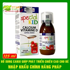 Special Kid Calcium Vitamine D bổ sung canxi vitamin D giúp phát triển chiều cao cho bé | Nhập khẩu chính hãng Pháp