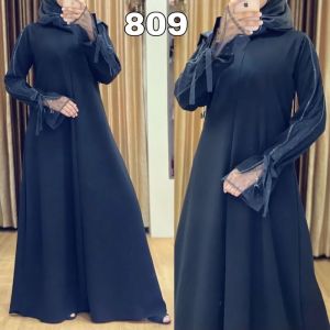 [ABAYA ORI] ABAYA DUBAI TURKEY 809 GAMIS ARAB SAUDI MAXIDRESS TREND KEKINIAN GAMIS BORDIR FASHION WANITA MURAH MUSLIMAH /TERBARU / COUPLE / GAMIS LEBARAN / TERLARIS / ABAYA UMROH BEST SELLER BISA BAYAR DI TEMPAT/COD