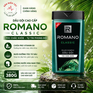 Dầu Gội Romano 380g Classic/Attitude – Hương Nam Tính Tóc Sạch Thơm Lâu