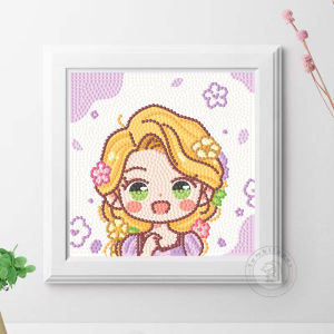 Full Diamond Drill Canvas Mainan Painting Diamond Canvas Bingkai Frame
