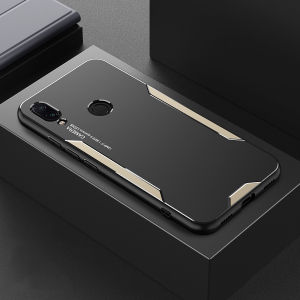 LANLIN For Huawei Nova 4e Phone Case Metal Frosted Back Shell Soft TPU Frame Casing Ultra-thin Anti-fall Aluminum Cover For Huawei Nova 4e Phone Case