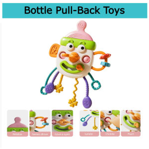 ~Dari KL~ 6in1 Mainan Busy Cube Bayi mainan Sensorik Montessori Baby Toy Bottle Pull String Toy Mainan Baby Baby Teether Toys Baby Sensory Toy baby busy cube busy toys
