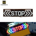 Motorcycle Tail Light STOP Flash Light Motor Indicator Brake Turn Signal Driving Warning Lamp LED 12V Waterproof. 