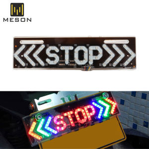 Motorcycle Tail Light STOP Flash Light Motor Indicator Brake Turn Signal Driving Warning Lamp LED 12V Waterproof