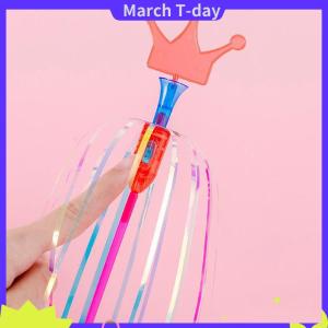 March Halloween cầu vồng Magic Stick Wand LED bong bóng đầy màu sắc sáng đồ chơi nhấp nháy Cây Đũa phép dính đồ chơi trẻ em Đồ chơi năm mới Xmas Đảng ủng hộ